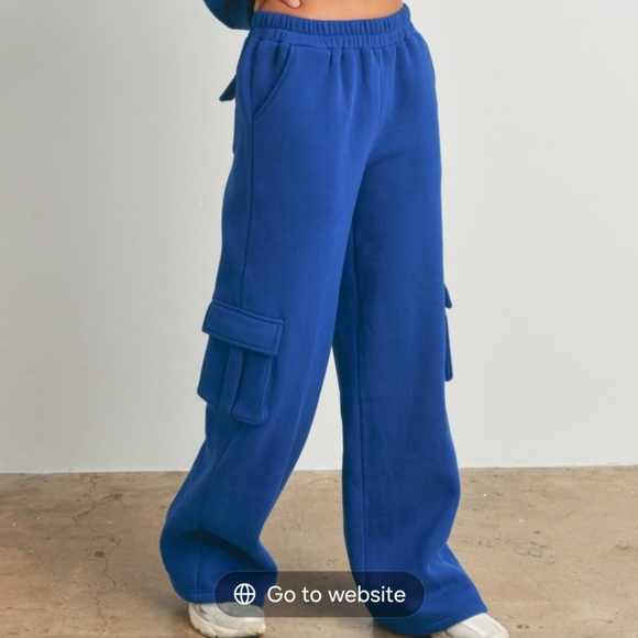 #058B 🛑S NEW! CHIC TRENDY Patched Pocket Sleeve Contrast Sweatshirts - Picture 11 of 12